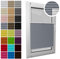 Standard+Thermo Plissee ohne Bohren I auf Maß gefertigt I Breite 30-129 cm I Höhe 50-230 cm I Blickdichte und lichtdurchlässige Rollos I 24 Farben Standard Termo-Stoff (Höhe von 50 cm bis 149 cm)