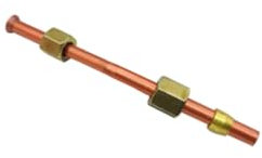 Tubo de escape para compresor de aire, rosca de 6 mm de diámetro x 20 cm, tubos de aluminio de repuesto, accesorios para compresores