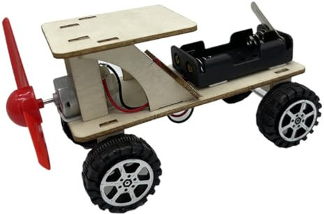 ERINGOGO 1ensemble Voiture Modèle De Éolienne à Assembler Kit Expérience Scientifique pour Garçon Fille Éducation Et Amusante