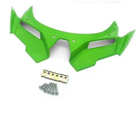 Ligero y práctico Alerón Delantero Aerodinámico para Motocicleta, Protector Inferior del Carenado para ZX4R 2020, 2021, 2022 Y 2023(Green)