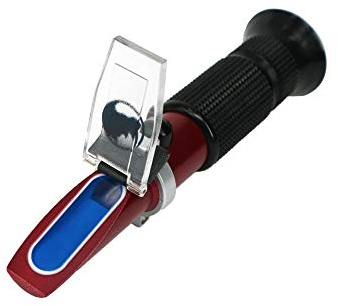 Rhino Beer (0-32% Brix & 1.000-1.130 Specific Gravity) Refractometer for Homebrew and Automatic Temperature Compensation, Replaces Homebrew Hydrometer | Teflon Coating | Wine Fruit Juice Test
