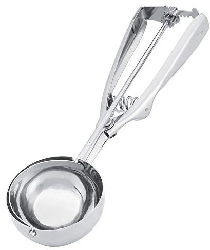 Outbit Eisportionierer - Edelstahl-Eisportionierer Cookie Scoop Ice Cream Scoop Trigger für Eiscreme, Plätzchen, Kuchen Teig, Cupcake, Muffin, usw.(6CM)