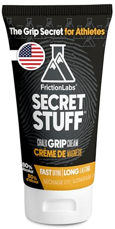 Friction Labs Secret Stuff Liquid Chalk, New Hygienic Formula - Sports Chalk Cream - Great Grip for Gymnastics, Rock Climbing, Sports, Lifting, Pull-Ups, Deadlifts, Kettlebells, Pole