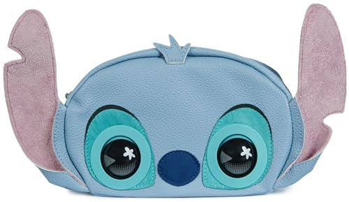 Purse Pets - Bolso Stitch Disney - Bolso niña de Mascota Disney Interactiva con más de 30 Sonidos y Reacciones - 6067400 - Stitch Regalos - + Regalo niña 4 años +