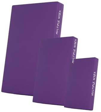 Gymnastics Crash Mat, Safety Exercise Mat Pad, Critical Fall Height Tested to 3 Metres BS:EN1177 [Purple, Large]