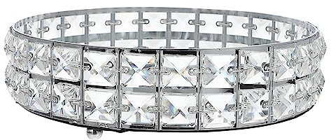 Spiegel-Display-Fach büroablage Geschenke für den Muttertag neujahrsgeschenke Geschenke neujahr tischdeko Kristall Tablett Schminktisch schmücken Teller Eisen