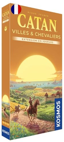 Asmodee - Catan Städer och riddare - Expansion: 5-6 spelare - Brädspel - Strategiskt brädspel för vuxna och barn från 10 år - svensk version
