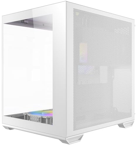 ANTEC CX60M ARGB Boîtier PC Mini Tour Micro ATX, Blanc