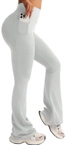 XDSP Yogabyxor för kvinnor, hög midja, magkontroll, elastiska yogabyxor, för pilates, träning, fitness, arbete, ledigt