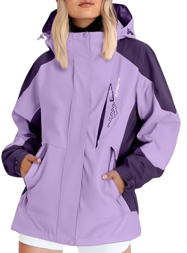 Regnrockar för kvinnor dragkedja vindjacka huvtröjor eleganta massiva regnjackor vanlig huva vindtät lös kappa vattentät manschett regnrock ytterrock med ficka utomhus trenchcoats