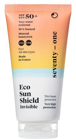 SeventyOne Percent | Eco Sun Spray Invisible SPF 50+ | Sehr Hoher Sonnenschutz Körper | UVA 25 | Vegan | Sehr wasserfest 100% Mineralische Filter - 100% Natürlich - Made in Frankreich | 100 ml