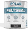Polar Premium Black Instant Waterproof Felt Roof Sealant Paint 500ml, Emergency Felt Roof Repair Sealer for All Felt Roofs