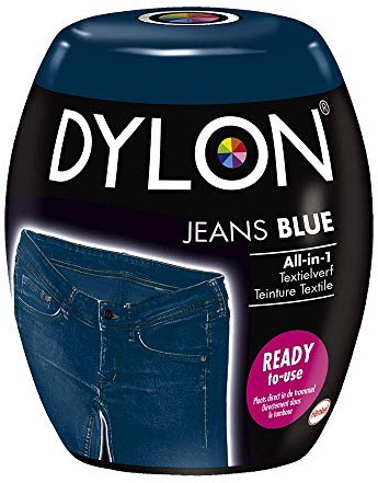 DYLON Peinture textile Machine à laver Pods, Jeans Bleu
