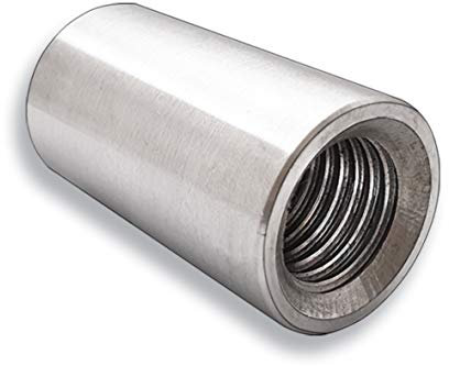 Manchon fileté rond A4 en acier inoxydable - Écrou de raccordement V4A - Modèle rond M6 M8 M10 M12 M16 M20 (1, M16 x 40 mm)