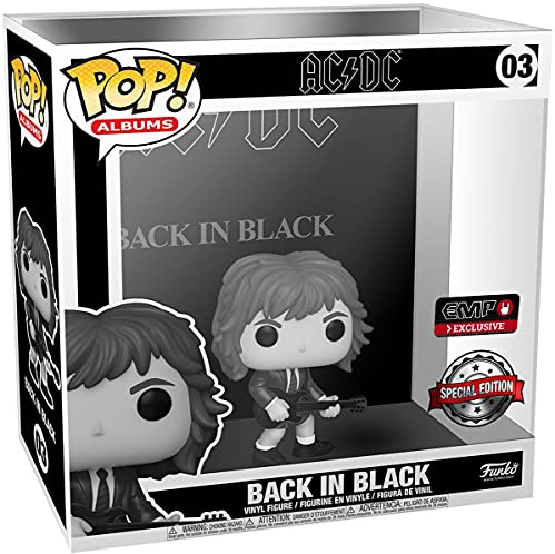 Funko Pop! Albums: AC/DC - Back In Black - Black & White - Music - Collectable Vinyl Figure - Gift Idea - Official Merchandise - Toys for Kids & Adults - Music Fans - Model Figure for Collectors
