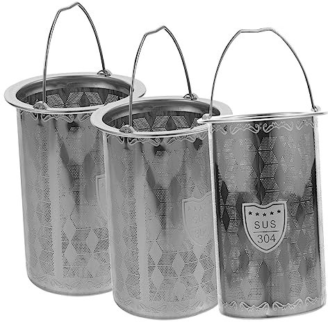 RORPOIR 3pcs Tea Leak Home Diffusers Mesh Strainer Stainless Steel Strainer Teapot Filter Replacement Tea Kettle Strainer Coffee Strainer Tea Pot Replacement Infuser Coffee Mesh Filter