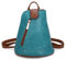 ITALYSHOP24 OBC Damen Rucksack Schultertasche Umhängetasche Backpack Handtasche Crossover Crossbody Henkeltasche Reise Stadtrucksack Türkis