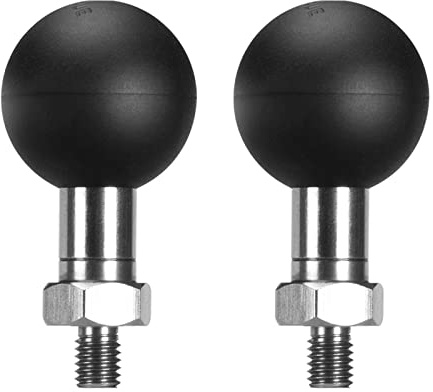 FANAUE Adaptador de Bola de 1 Pulgada con Rosca M6*1,0 Compatible con RAM mounts B tamaño Brazo de Doble Enchufe, Soporte de Cabeza esférica de 1 se Monta en Cualquier Orificio para Tornillo M6*1.0