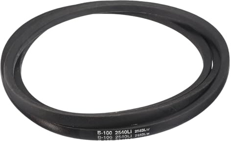 uxcell 3 Pack B100 Classic Wrapped V-Belt, 103 Outside Circumference Wrapped Industrial Rubber V-Belt B Profile V-Belt for Industrial Machinery Equipment, Black