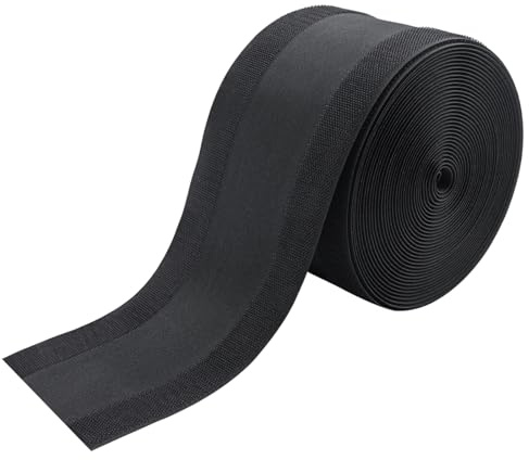 IHKFILAN Carpet Cord Cover Carpet Cable Management Under Desk Cable Grip Strip Black Hook and Loop Tape Cable Polyester Cover Protect Cables to Prevent Tripping Over Wires for Homes & Office (30ft)