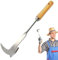 Crevice Weeding Tool - L-Förmiges Unkrautstecher Werkzeug - Handwerkzeug Zum Entfernen Von Unkraut Aus Rasen Terrasse Pflasterfugen