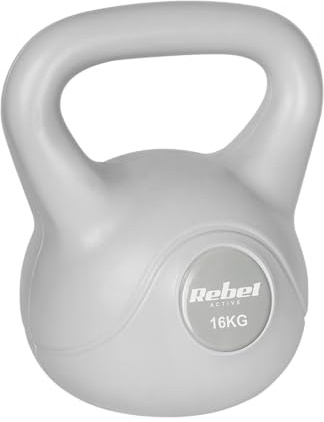 Rebel Electro Kettlebell Bitume 16kg RBA-2322G-16 Gris