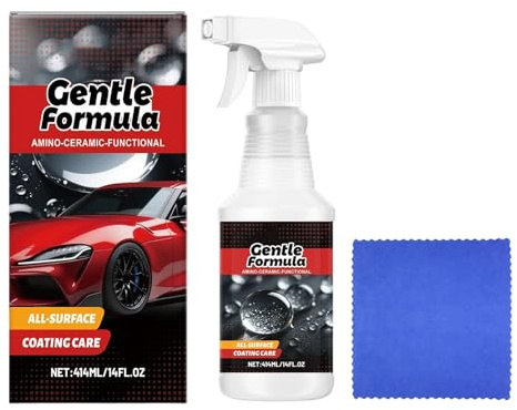 Sigillante in ceramica per automobili – 414 ml per auto Nano vernice | Lucido per il rinnovo della protezione per esterni, moto, camion, SUV berlina