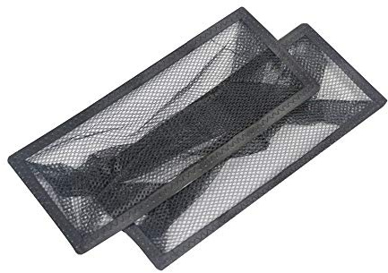 Floor Register Trap/Cover - Screen for Home Air Vent Filters (4x10), 2-Pack