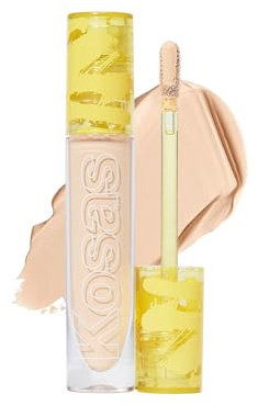 Kosas Revealer Concealer – Medium Coverage Hydrating Under Eye & Face Concealer with Hyaluronic Acid, Tone 03 W