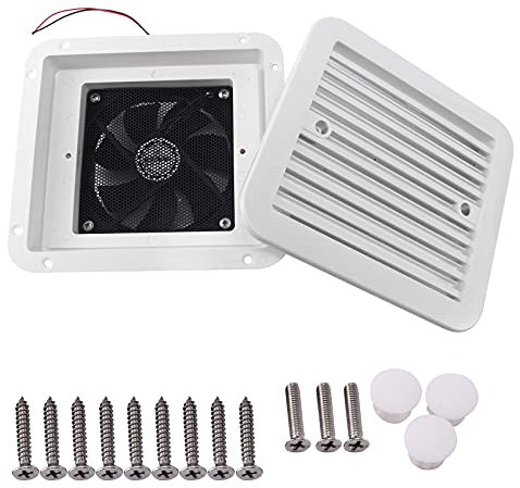 Sundey 12V Universal RV Autocaravana Silencio Techo RefrigeracióN Remolque Extractor Ventilador Caravana VentilacióN Efectiva de Montaje en Techo