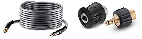 Kärcher Hochdruckschlauch PremiumFlex Anti-Twist & Adapterset Verlängerungsschlauch