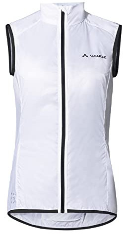 VAUDE Women's Matera Air Vest - Atmungsaktive Damen-Windweste aus recycelten Materialien für das Radfahren mit Rückentasche