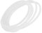 Dioche Blender Rubber Seal Russell Hobbs Blender Rubber Seal Rubber White 6Pcs Replacement Gaskets Rubber Seal For Magic Bullet Flat Cross Blade