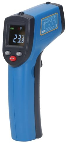 Pistolet de Température Infrarouge Portatif, -58 ° F ~ 752 ° F (-50 ° C ~ 400 ° C) sans IR, Pistolet de Température Numérique de Haute Précision, Affichage à écran
