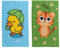 damaloo 2 toallas infantiles de 30 x 50 cm con diseño de tigre de algodón, toalla de manos para niños, toalla de mano para invitados, toalla de cara pequeña, 30 x 50 cm, toalla infantil para niñas
