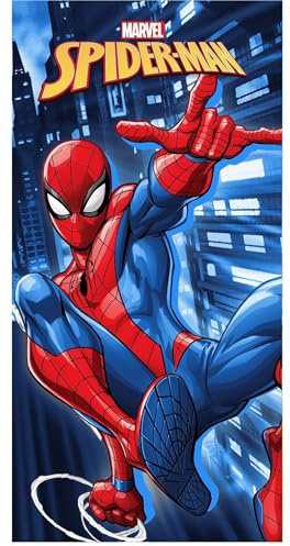Sunny Textile Marvel Asciugamano da spiaggia Spiderman 12. 70 X 140 cm, 190957