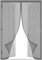 Zanzariera Magnetica 118 x 240 cm Zanzariera Magnetica per Porta Anti Zanzare Mosche Insetti Varie Taglie Zanzariere Magnetiche per Porte Finestre, Grigio