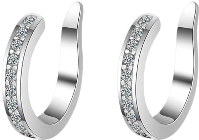 Pendientes Corrector Orejas Soplillo Mujer, Pendientes con Clip para el Cartílago de la Oreja, Sencillos y sin Necesidad de Perforaciones, Clásicos Basics