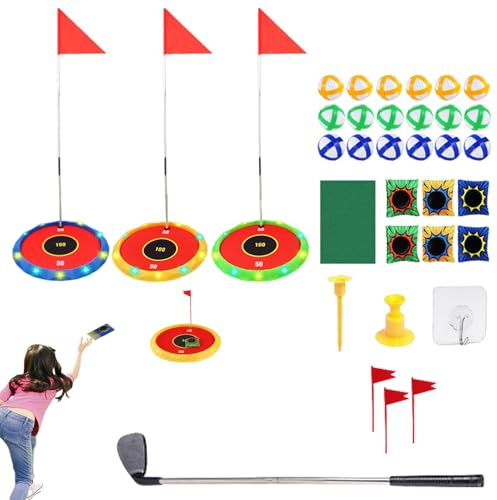 Barnens Golfset Leksak Inomhus Och Utomhus Swing Övningsaktiviteter | Golfspel För Barn För Träning Inomhus På Gräsmattan Sport Camping Julklapp