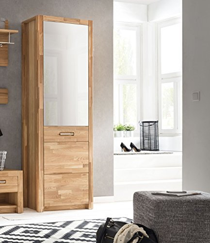 MCA Direkt Garderobenschrank Wildeiche teilmassiv geölt