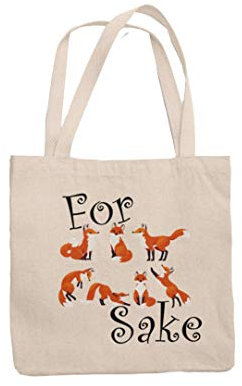 Super Lemon For Fox Sake Tote Reuseable Shoulder Shopping Bag Novelty Present Gift Printed Eco-Friendly Stylish Long Handled Tote