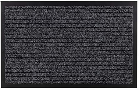 DURA 2868 halkfri Dörrmatta, Dörrmatta - Dörrskydd - utsida, insida, blockerar damm, gummi - antracit 100x150 cm
