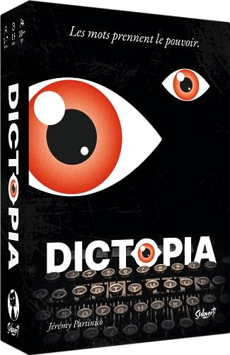 Subverti DICTOPIA - Jeu de société - Ambiance - 10 Ans et Plus - 1 à 7 Joueurs - Lettres & de rapidité - compétitif - Idéal Entre ami - Jeu éco-Responsable
