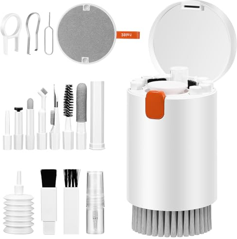 baolongking 20 in 1 Multifunctional Cleaner Kit Electronic Devices, Keyboard Cleaning Brush, Headphones Cleaner Kit AirPods, Multi-Tool Cleaning Laptop, Keyboard, Earbuds, Camera, Cellphones