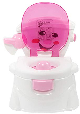 Baby Potty, vasino per bambini, WC Seat, Chair Toilet Toilette Training for Toddler from 6 mesi to 5 anni (rosa)