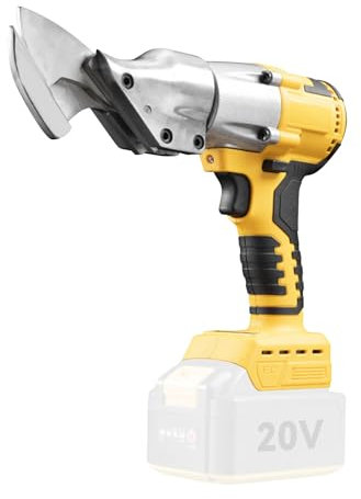 Cordless Electric Scissors for Dewalt 20V Battery, 300N.m 2500RPM Brushless Cordless Sheet Metal Shear, Max. 2mm Shear Thickness for Sheet, Carpet, Leather, Metal