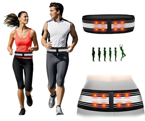 Fascia Lombare Supporto Schiena con Magneti, Cintura Sacroiliaca per Alleviare il mal di Schiena Regolabile Supporto Sciatica per l'anca per Uomo Donna Sollievo dal Dolore Sciatico Lombare e Pelvico