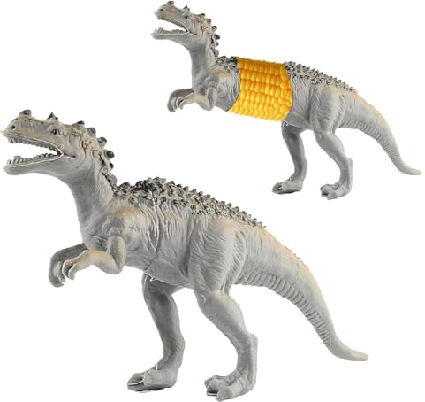 Porte-épis de maïs dinosaure, porte-épis réutilisables en acier inoxydable, fourchettes en acier inoxydable de qualité alimentaire, faciles à nettoyer, pour les barbecues (A)