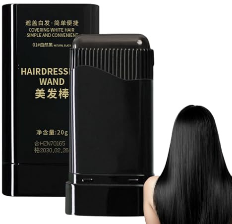 Ocultar el cabello gris | Peine temporal de tinte de pelo | tinte instantáneo impermeable natural | duradero | hombres | mujeres | línea trasera | barba | herramienta de retoque rápido