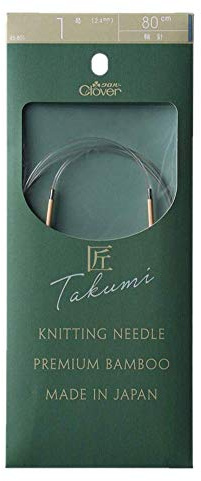 Clover 45-801 Takumi Ring Needle-S No. 1 80cm Bamboo